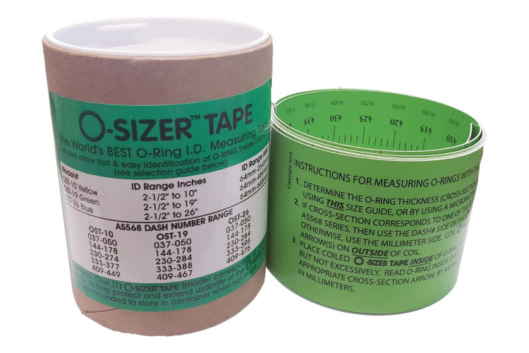 ابزار اندازه گیری اورینگ قطر داخل 64 تا 484 میلی متر پی تیپ مدل 19 اینچ سبز MEASURING TAPE