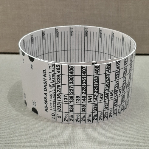 ابزار اندازه گیری اورینگ قطر داخل 50 تا 375 میلی متر پی تیپ سفید MEASURING TAPE